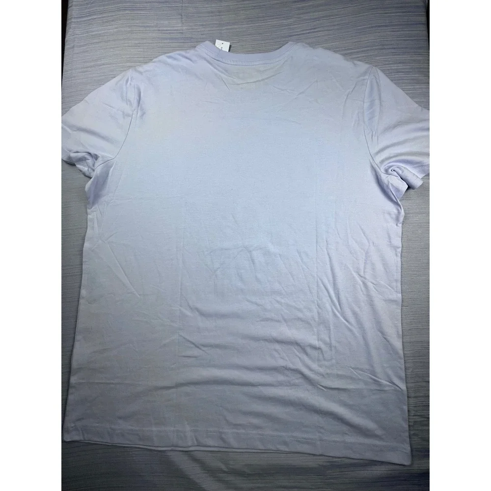 Banana Republic Eco T-Shirt XL Light Blue Elephant Tropical Graphic Crew NeckNEW